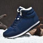 Ultra-Warm Anti-Slip Plush-Lined High-Top Sneakers