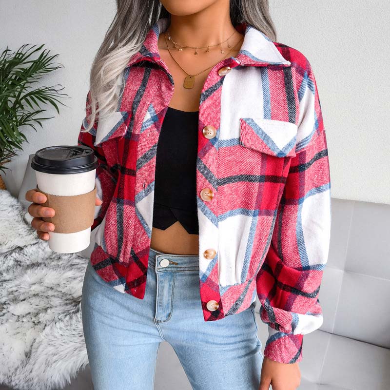 Lauren™ | Elegant and Comfortable Checkered Jacket
