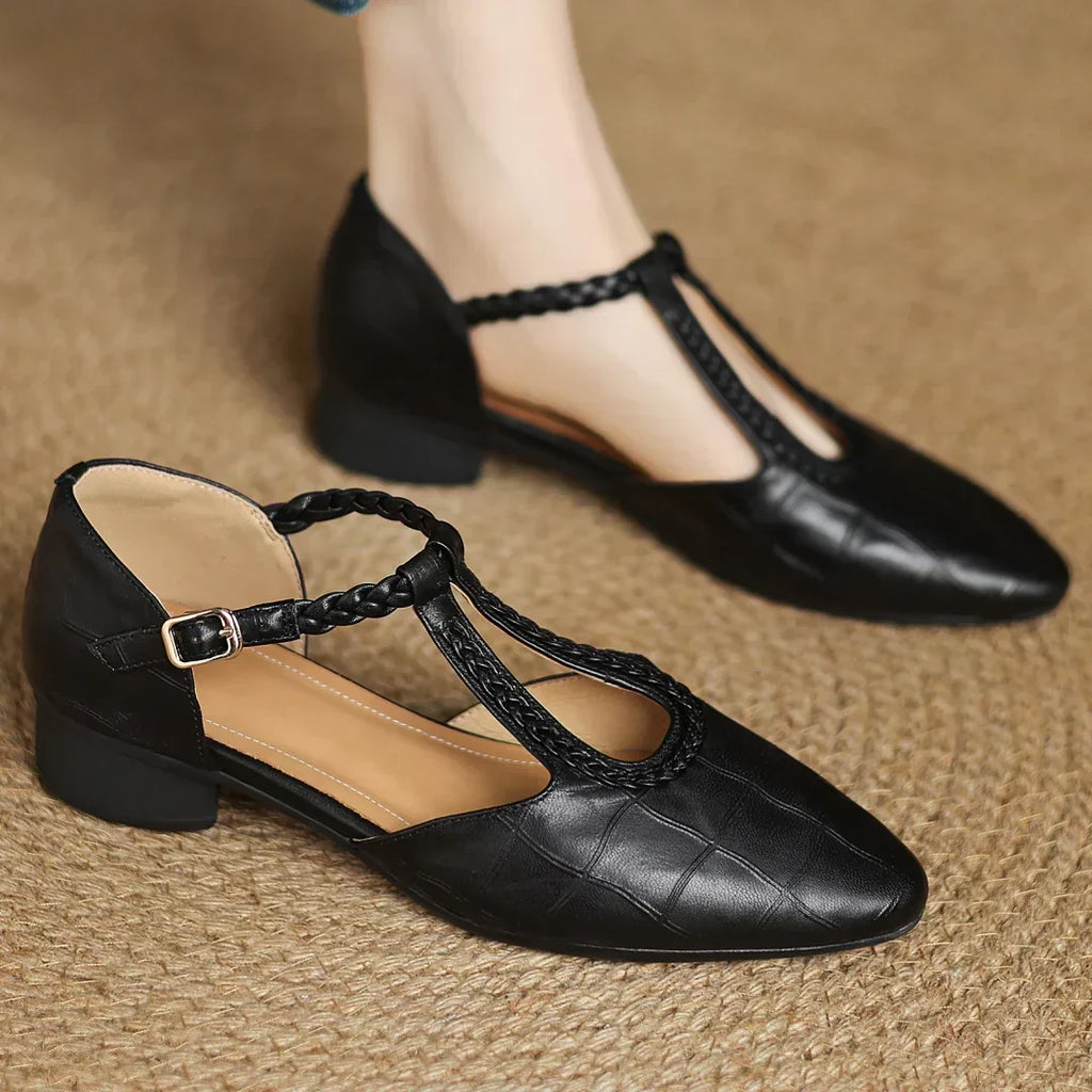 Veronica™ | Elegant Leather Sandals