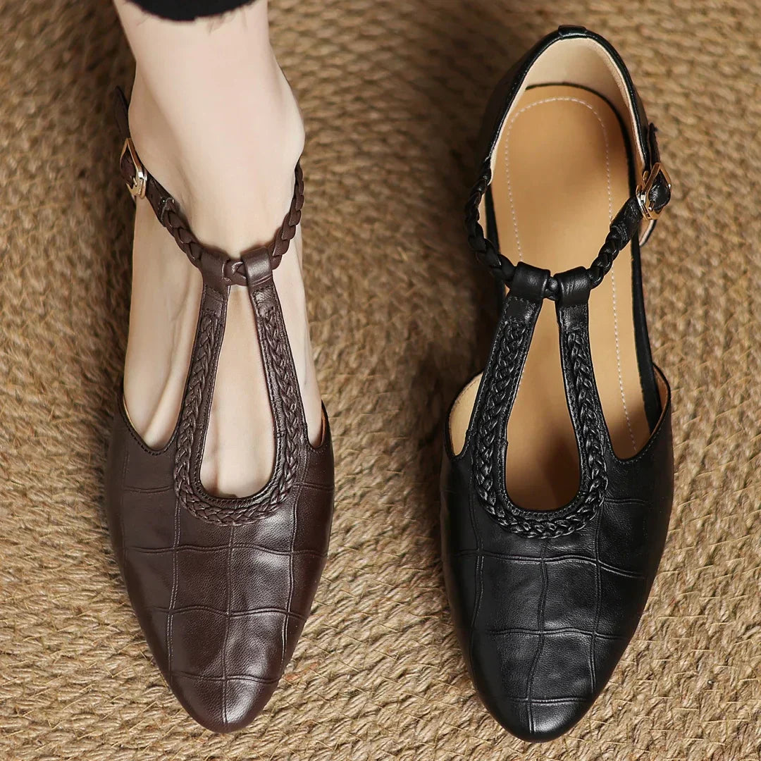 Veronica™ | Elegant Leather Sandals