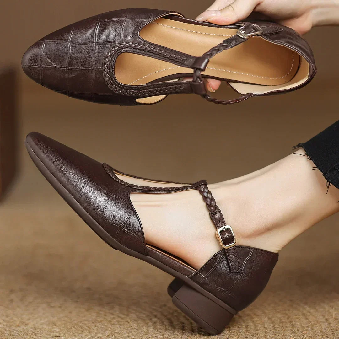 Veronica™ | Elegant Leather Sandals
