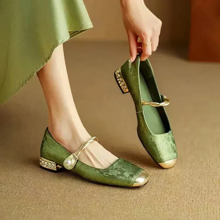 Mestelle™ | Elegant Leather Mary Janes