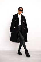 Double-Breasted Coat for Women