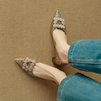 Gloria™ | Elegant Glitter Heels