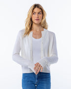 Cashmere Crewneck Cardigan