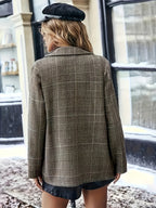 Larson™ | Elegant Checkered Jacket