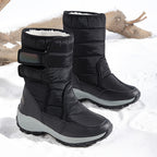 Cassandra™ | Quilted hook-and-loop mid-calf snow boots