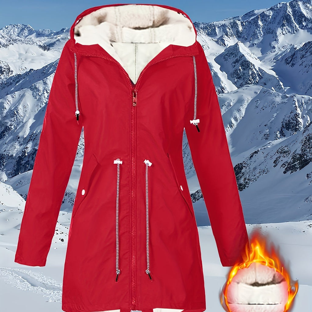 Teresa™ | Warm Fleece-Lined Waterproof Hooded Parka Coat