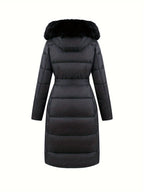 Mara™ | Elegant Mid-Length Coat with Hood