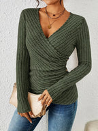 Lucia™ | Elegant Long Sleeve Top