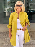 Tina™ | Flared Cotton Shirt Jacket