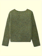 Mia™ | Fuzzy Oversized Boat-Neck Sweater