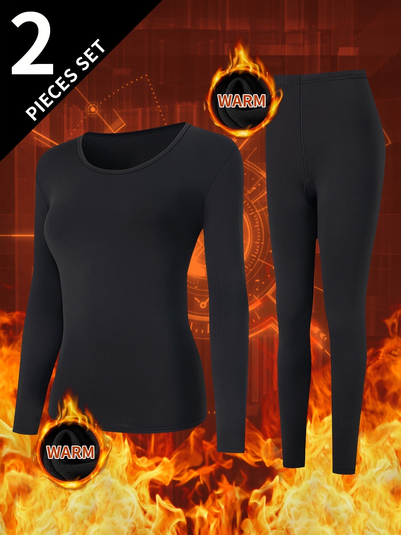 Celestine™ | Crew-Neck Top and Leggings Set