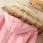 FERONA™ | Elegant Coat with Faux Fur Hood