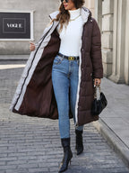 Alessandra™ | Belted Hooded Longline Puffer Coat