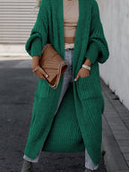 Suri™ | Elegant Deep V-Neck Cardigan - Comfort and Elegance