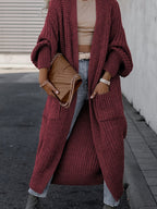 Suri™ | Elegant Deep V-Neck Cardigan - Comfort and Elegance
