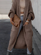 Suri™ | Elegant Deep V-Neck Cardigan - Comfort and Elegance