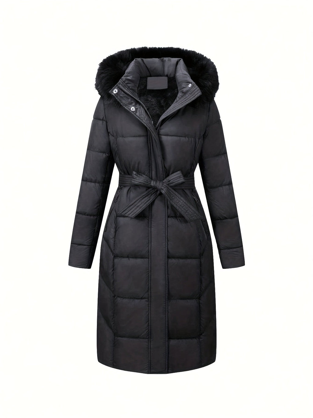 Mara™ | Elegant Mid-Length Coat with Hood