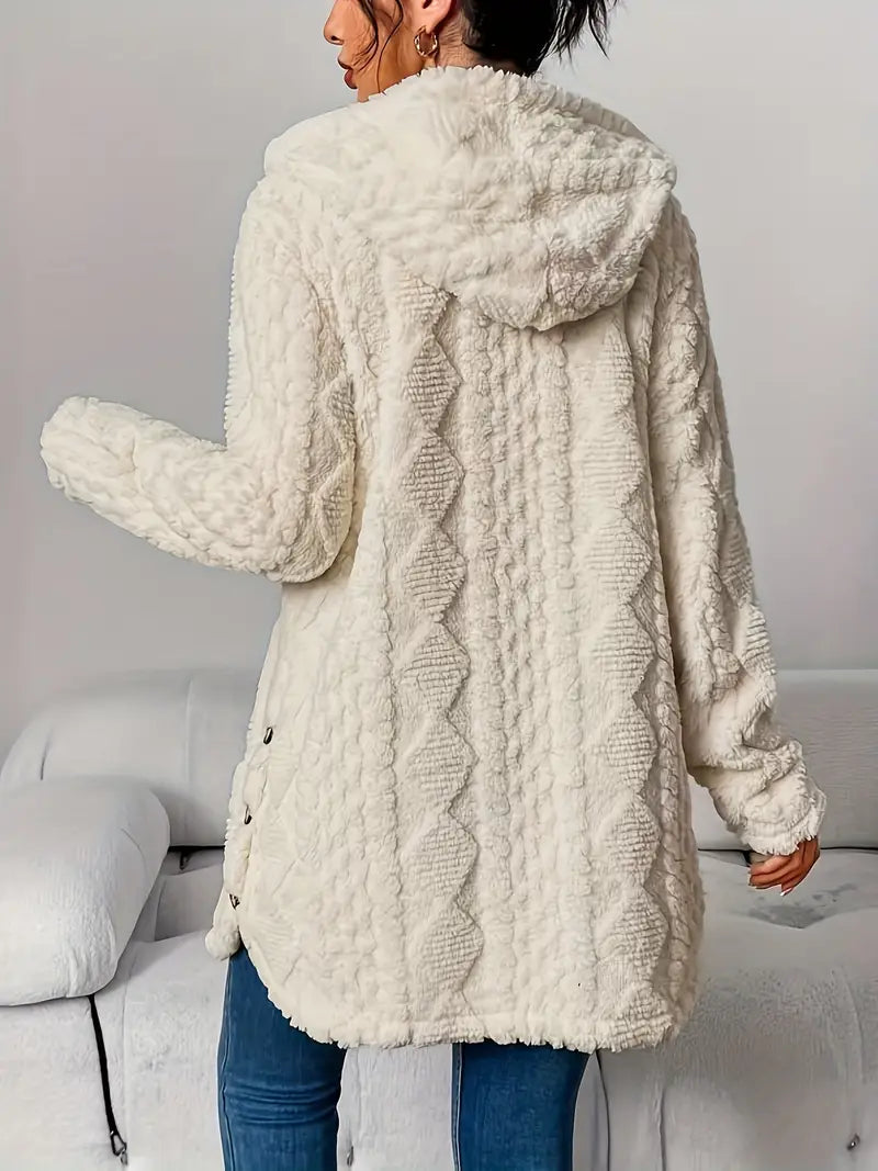 Mel™ | Cozy Hooded Cardigan