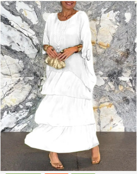 Overlay Tiered Maxi Dress