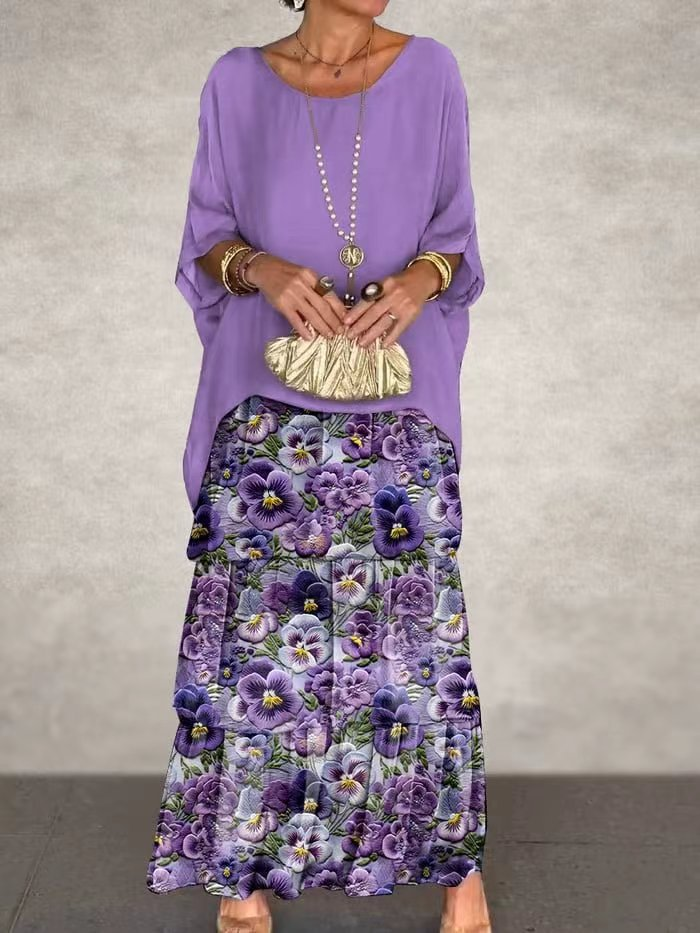 Overlay Tiered Maxi Dress