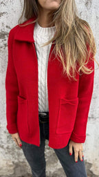 Napel™ | Elegant Wool Cardigan Jacket