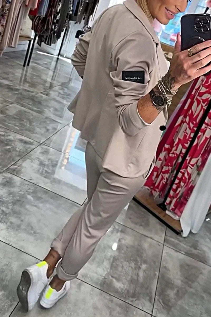 Tracy™ | Blazer Set and Fluid Pants