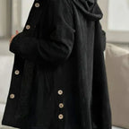 Dana™ | Cozy Relaxed-Fit Ribbed Hooded Coat
