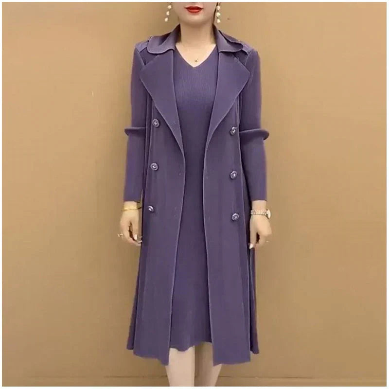 Grama™ | Trompe-l'œil Coat-Robe
