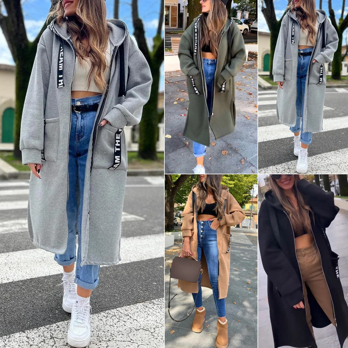 Jaouda™ | Elegant Long Hoodie Sweatshirt
