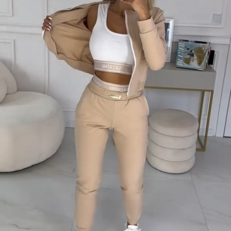 Spina™ | Chic 3-Piece Tracksuit Set