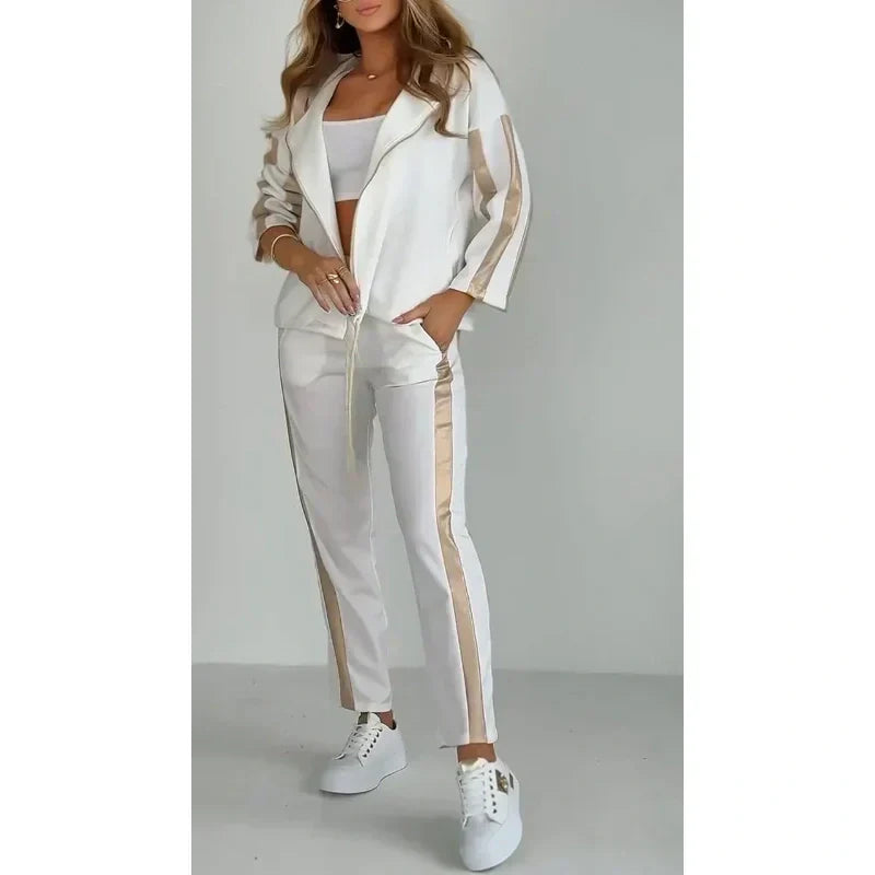 Betsy™ | Striped Hooded Casual Set