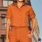 Bethany™ | Elegant Short Sleeve Set