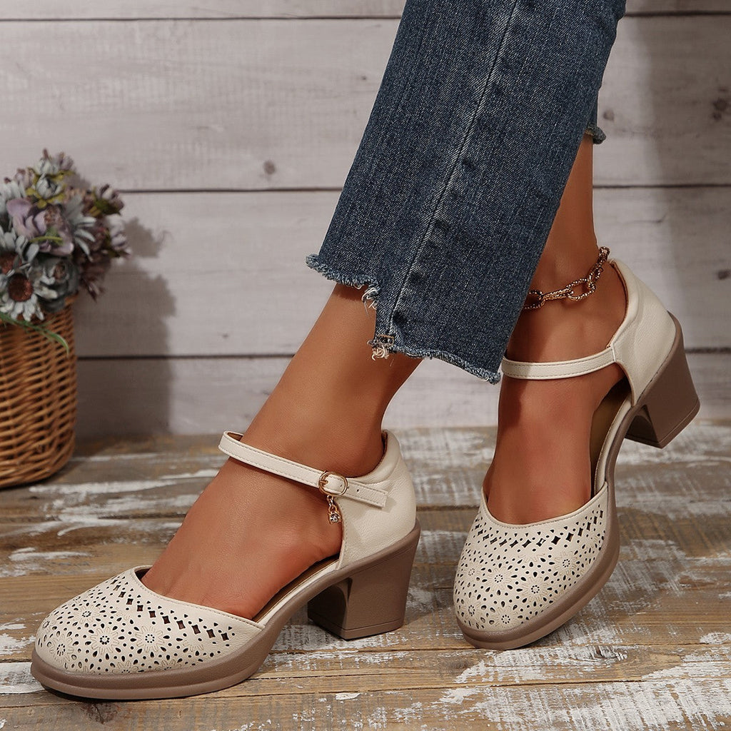 Aspen™ | Elegant Retro-Mesh Sandals