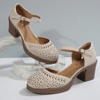 Aspen™ | Elegant Retro-Mesh Sandals