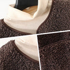 Ella™ | Teddy sherpa fleece button-front jacket